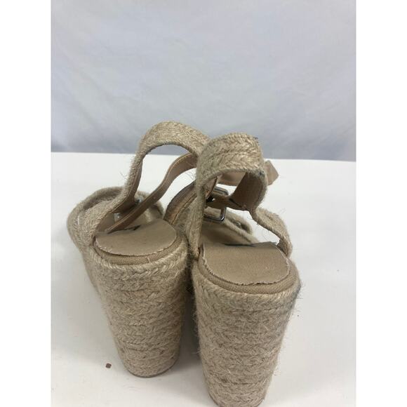 Jeffrey Campbell Sofia Woven Platform Wedge Sandals 41 / 10 - Picture 4 of 6